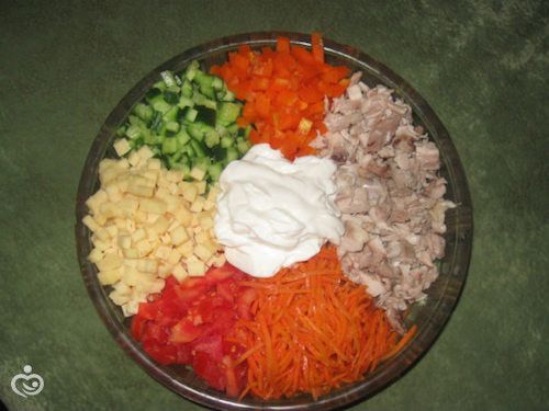 Салат ромашка рецепт с