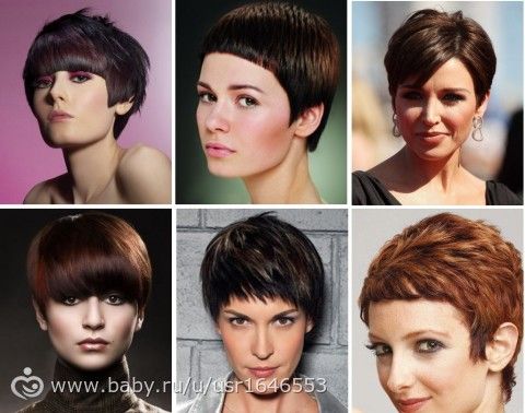Модные короткие стрижки осени Модные короткие стрижки осени