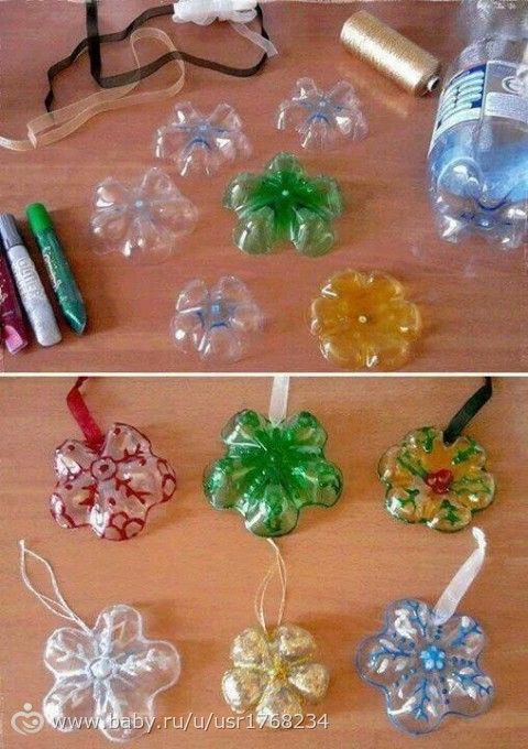 Как сделать ёлочную игрушку из подручных средств