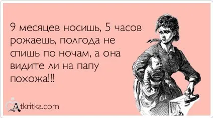 Анекдот на кого похож ребенок Анекдот на кого похож ребенок
