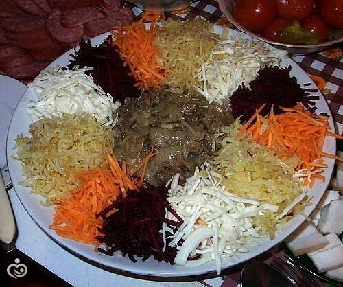 Салат козёл в огороде рецепт с мясом Салат козёл в огороде рецепт с мясом