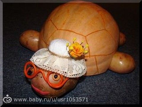 Поделки осени из овощей