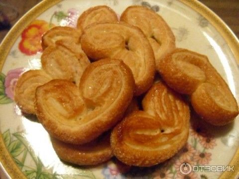 Слоеное печенье с сахаром рецепт с пошагово Слоеное печенье с сахаром рецепт с пошагово