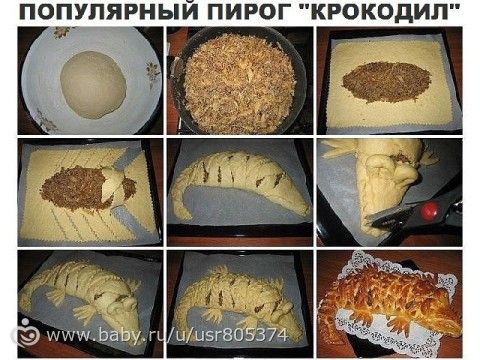 Украшение пирогов из теста пошагово Украшение пирогов из теста пошагово