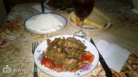 Печень по - Грузински