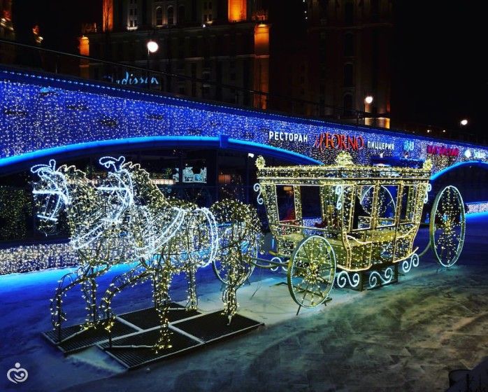 Новости и фото новогодней Москвы