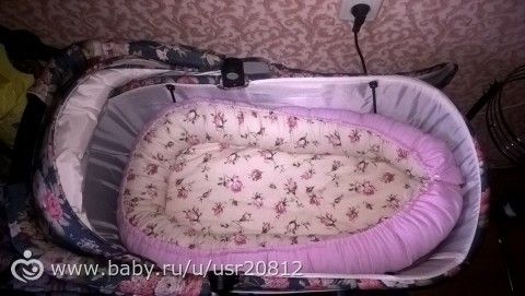 КОКОН или МАТРАСИК-ГНЕЗДЫШКО для новорожденного, ФОТО - ОТЗЫВ
