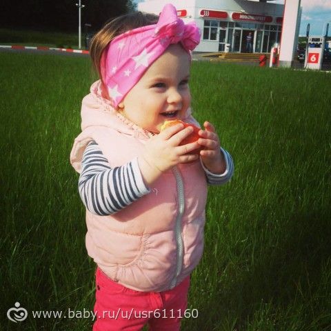 А вот и мы - пропажи!) Ксюше год и девять!