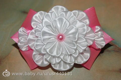 Мои новые бантики! Канзаши. фото!