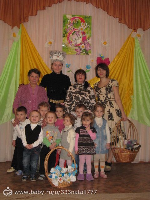 Утренники 8 марта в детском саду.