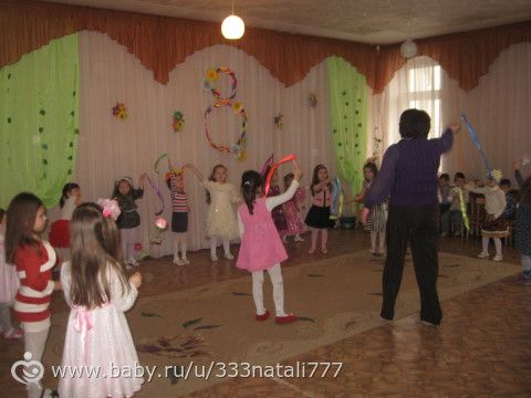 Утренники 8 марта в детском саду.
