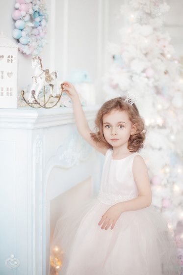 Новогодняя фотосессия двух сестричек Москва