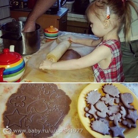 Сейчас конечно далеко не Новый год, но мы делали имбирное печенье По рецепту из блога @redbirdliza, запись еще от 28 декабря 20…