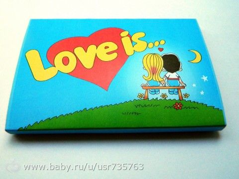 Набор шоколадок &quot;Love is...&quot;
