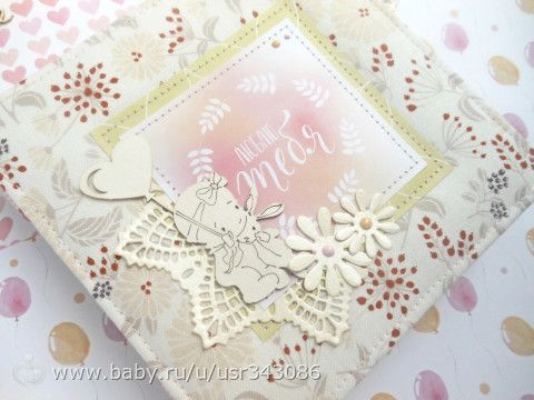 Мини альбом-фоторамка для Василисы))))