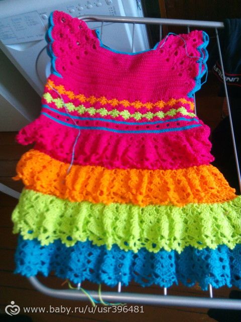 Онлайн вязание летнего платья для девочек. Стартуем!!!