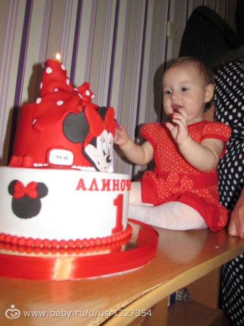 Фотоотчет с годовасия доченьки)))