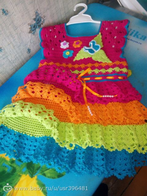 Онлайн вязание летнего платья для девочек. Стартуем!!!