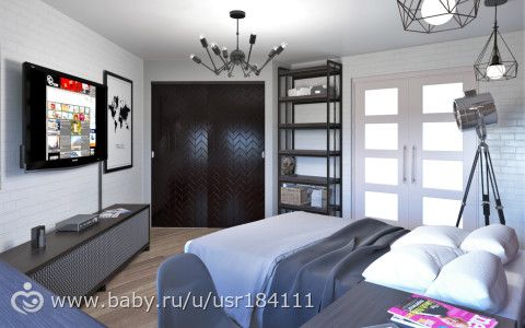 Детская для малыша и детская для подростка