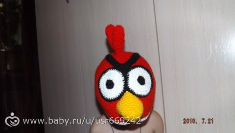 шапочка &quot;Энгри Бердс&quot;