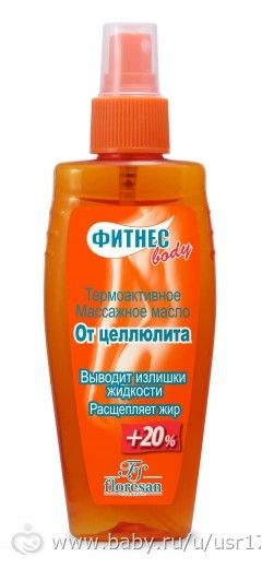 Дневник похудения. Термоактивное массажное масло.