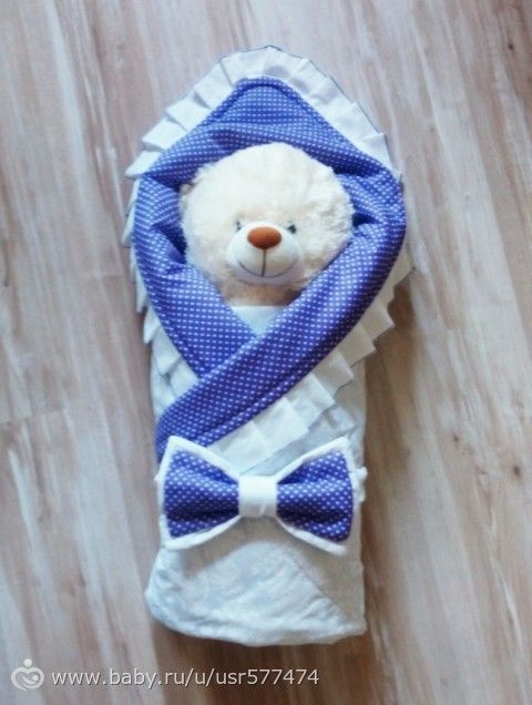 Визитка. Конверты и одеяла на выписку.