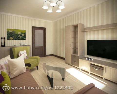 Гостиная 22,5 кв.м и Балкон