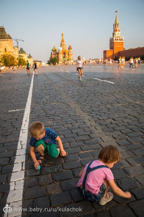 Поездка в Москву с детьми. Фото.