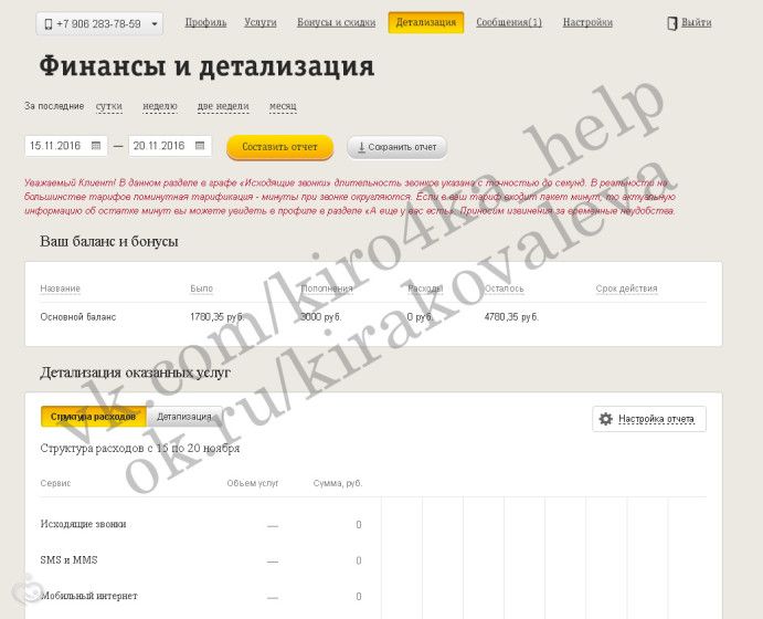 Отчет по поступлениям для Кирочки 15-20.11.2016
