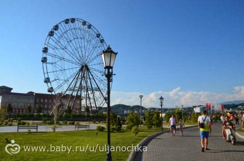 Наш первый отдых в Краснодарском крае, Адлер июль 2016