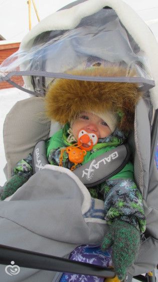 Зимний комбинезон для сына