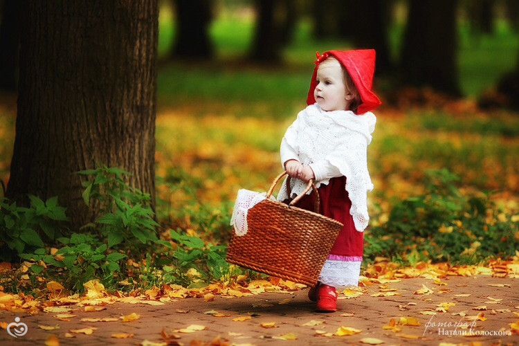 Фотосессия на тему &amp;quot;Красной шапочки&amp;quot;