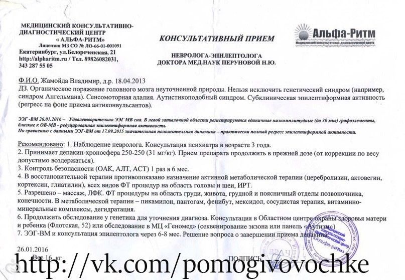 Жамойда Владимир, сбор до 20 ноября 2016 года