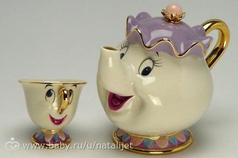 ЧАЙНЫЙ СЕРВИЗ- Mrs Potts and Chip Tea Disney