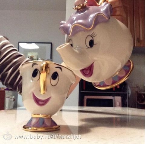 ЧАЙНЫЙ СЕРВИЗ- Mrs Potts and Chip Tea Disney
