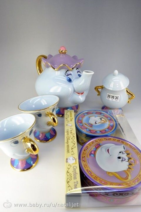 ЧАЙНЫЙ СЕРВИЗ- Mrs Potts and Chip Tea Disney