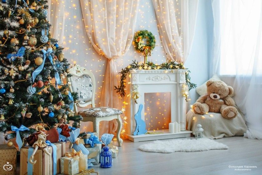 Новогодние съемки в студии Карамель