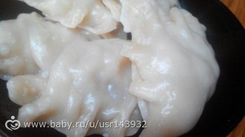 Вареники постные