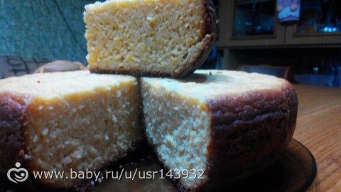 Кукурузный бисквит.